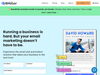 Screenshot of AWeber website
